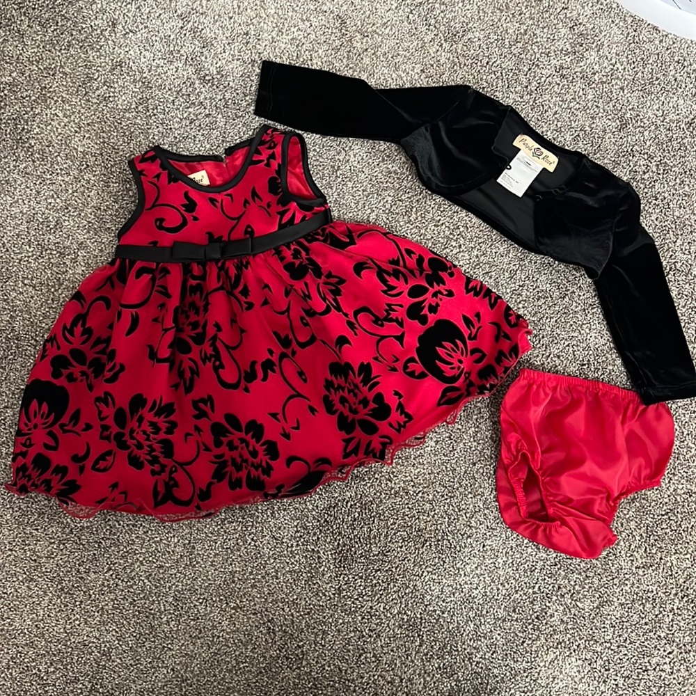 Baby Girl Dress - Red